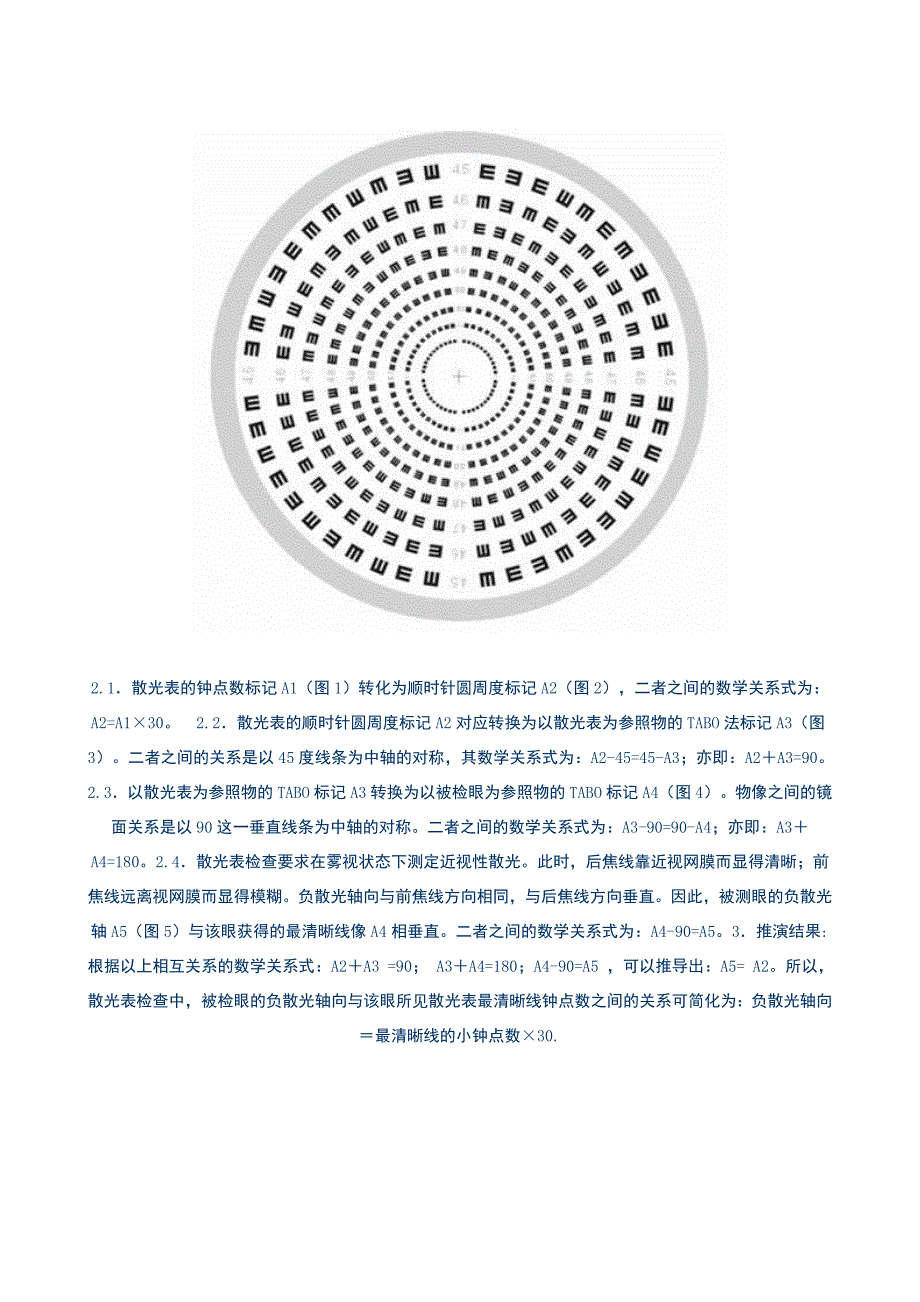 自测视力表(简E字表、C字表、散光表)_第2页