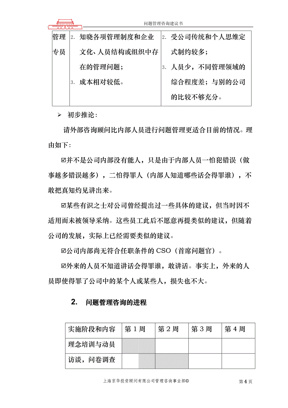 XX公司问题管理　咨询建议书_第4页