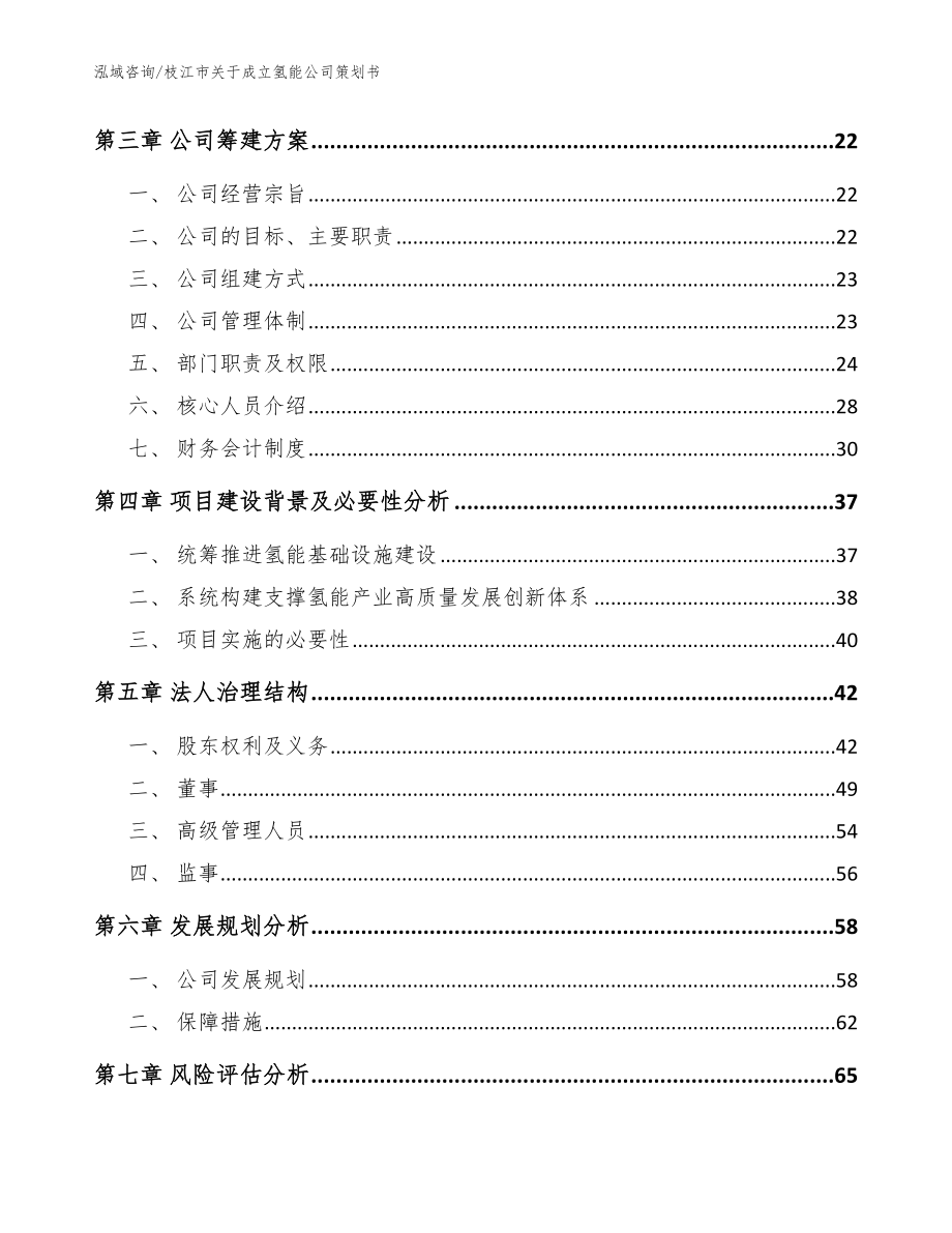 枝江市关于成立氢能公司策划书模板_第4页