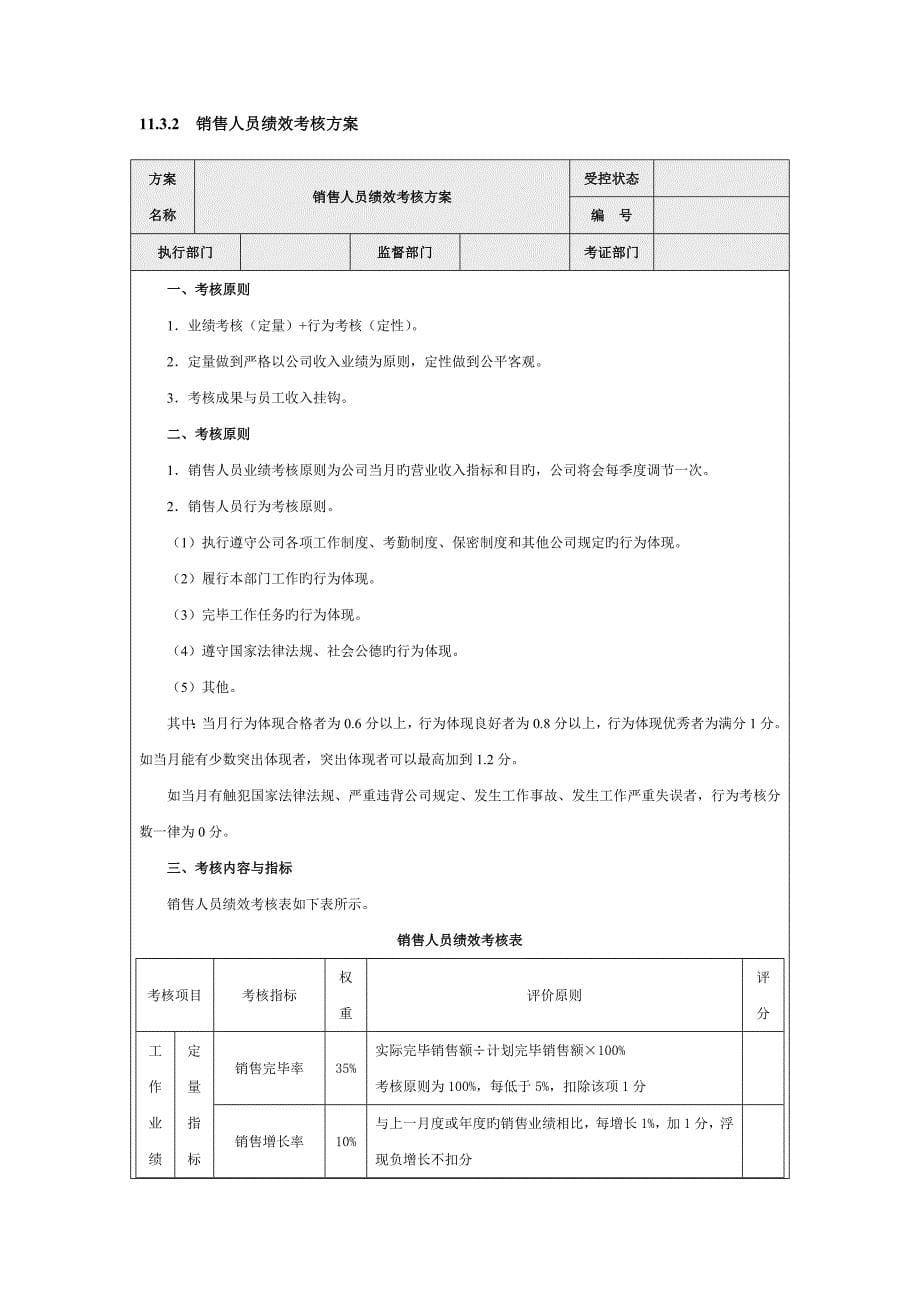 营销资料9绩效考核方案_第5页