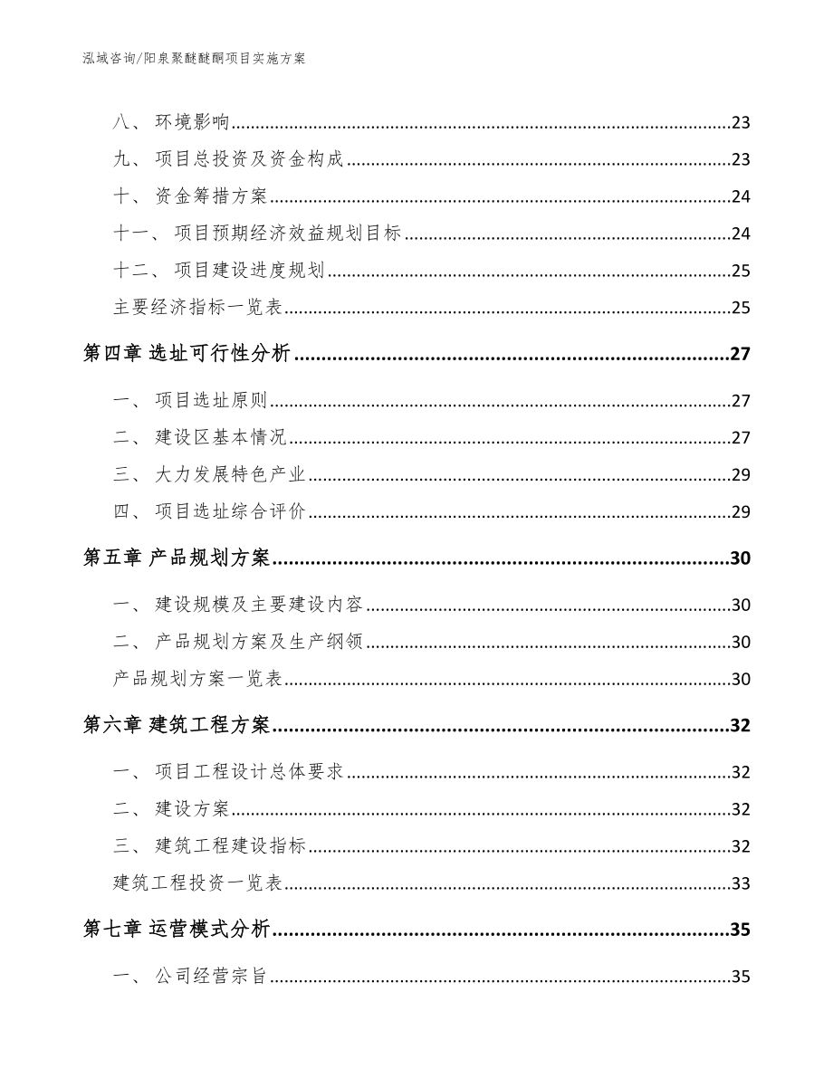 阳泉聚醚醚酮项目实施方案【范文】_第2页