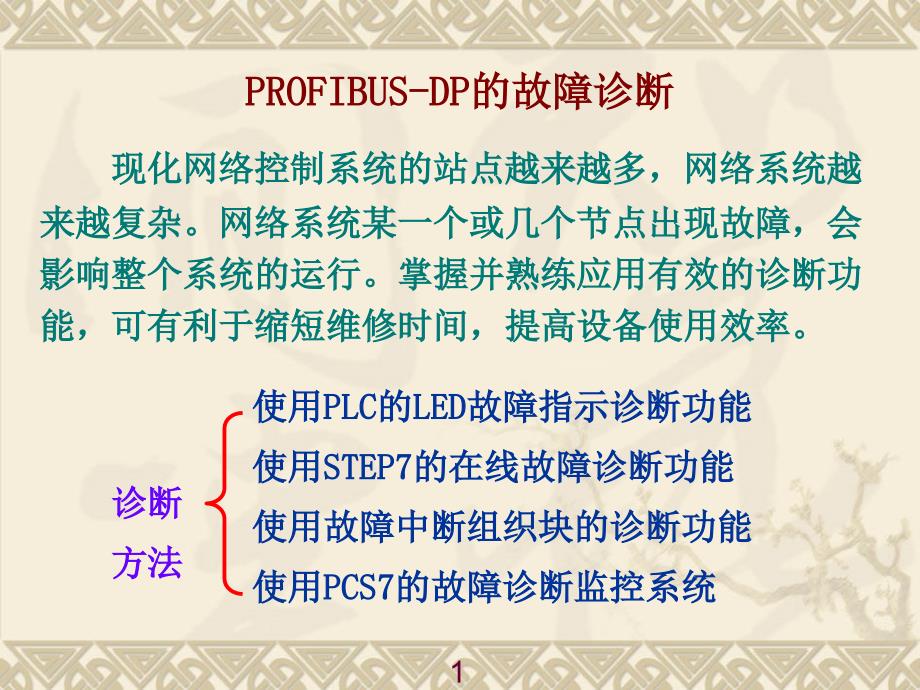 PROFIBUSDP的故障诊断方法_第1页