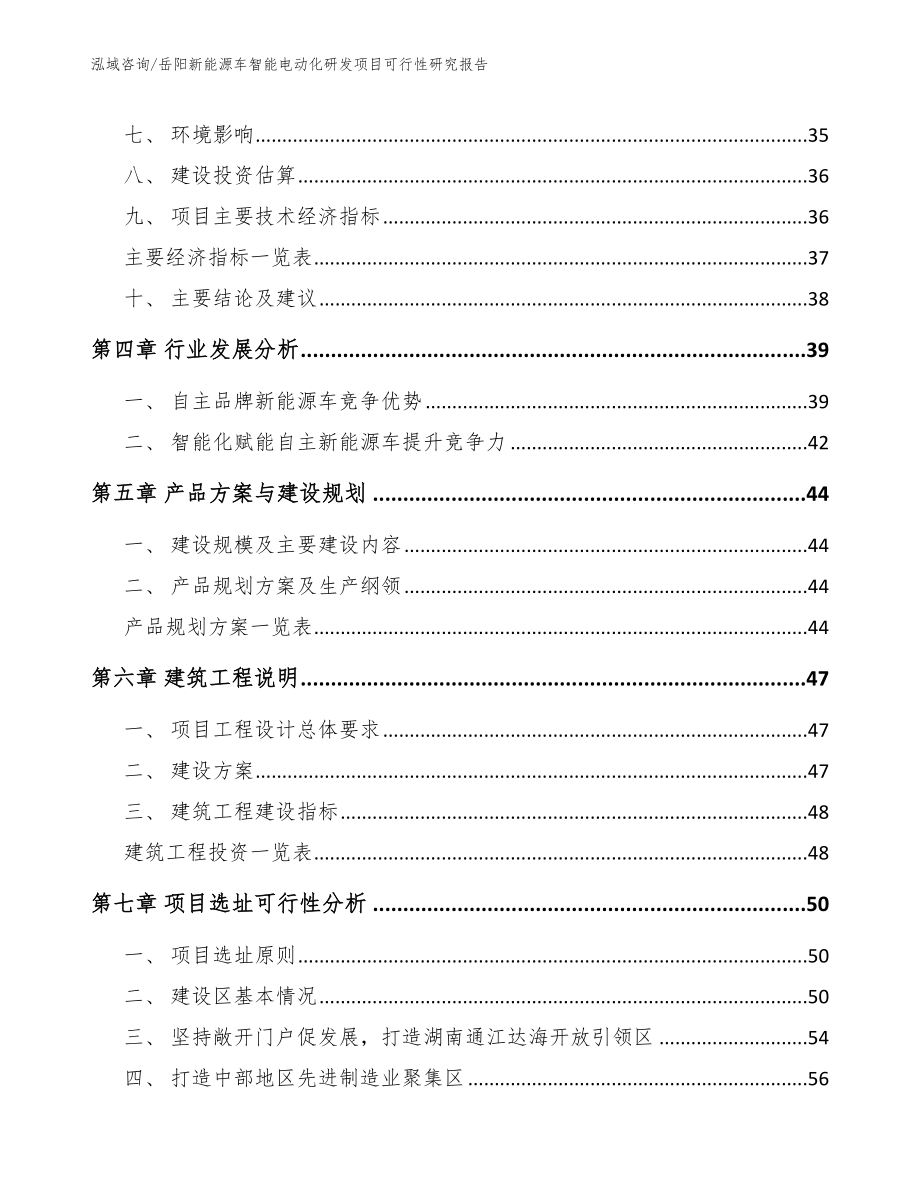 岳阳新能源车智能电动化研发项目可行性研究报告【模板范文】_第2页