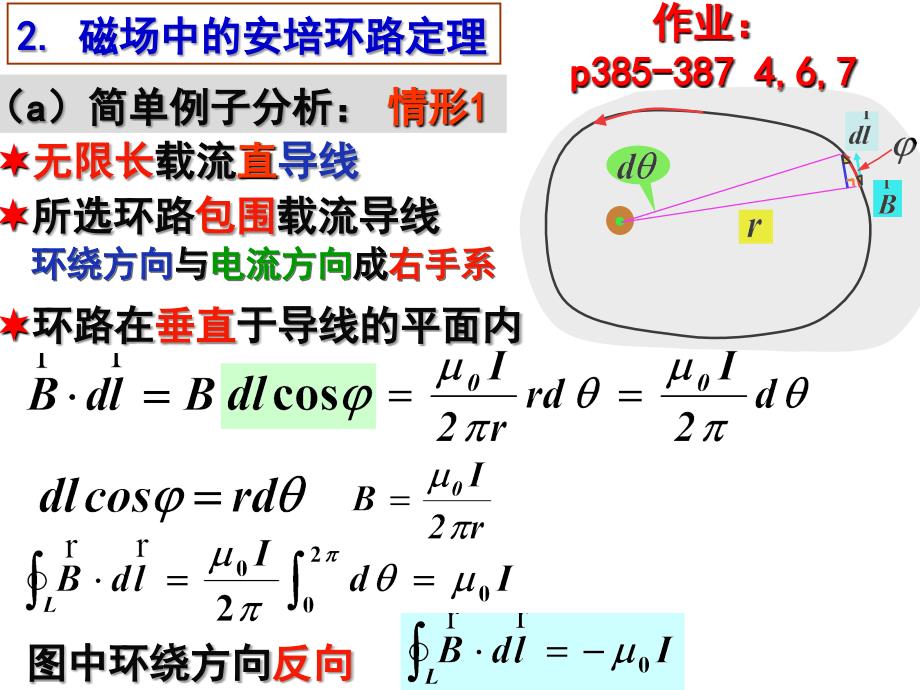 磁场中的安培环路定理 物理学教学课件PPT_第1页