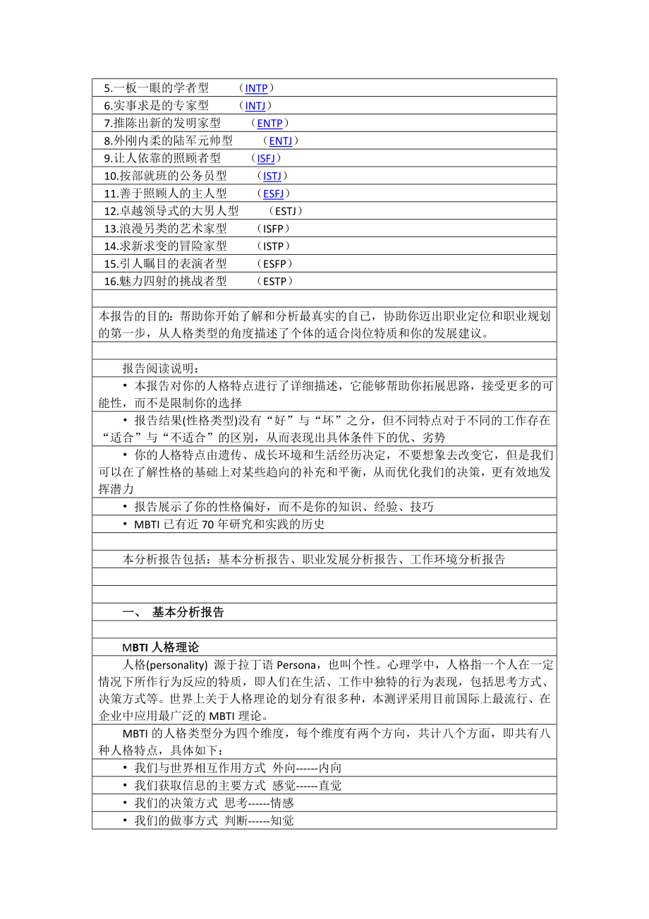 MBTI十六种性格全报告_第2页