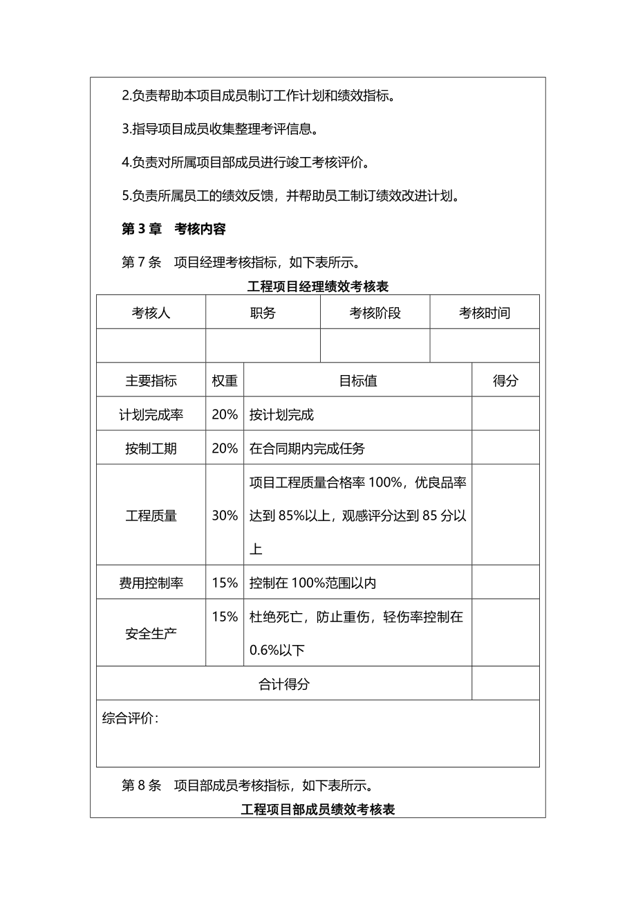 著名地产企业绩效管理办法_第3页