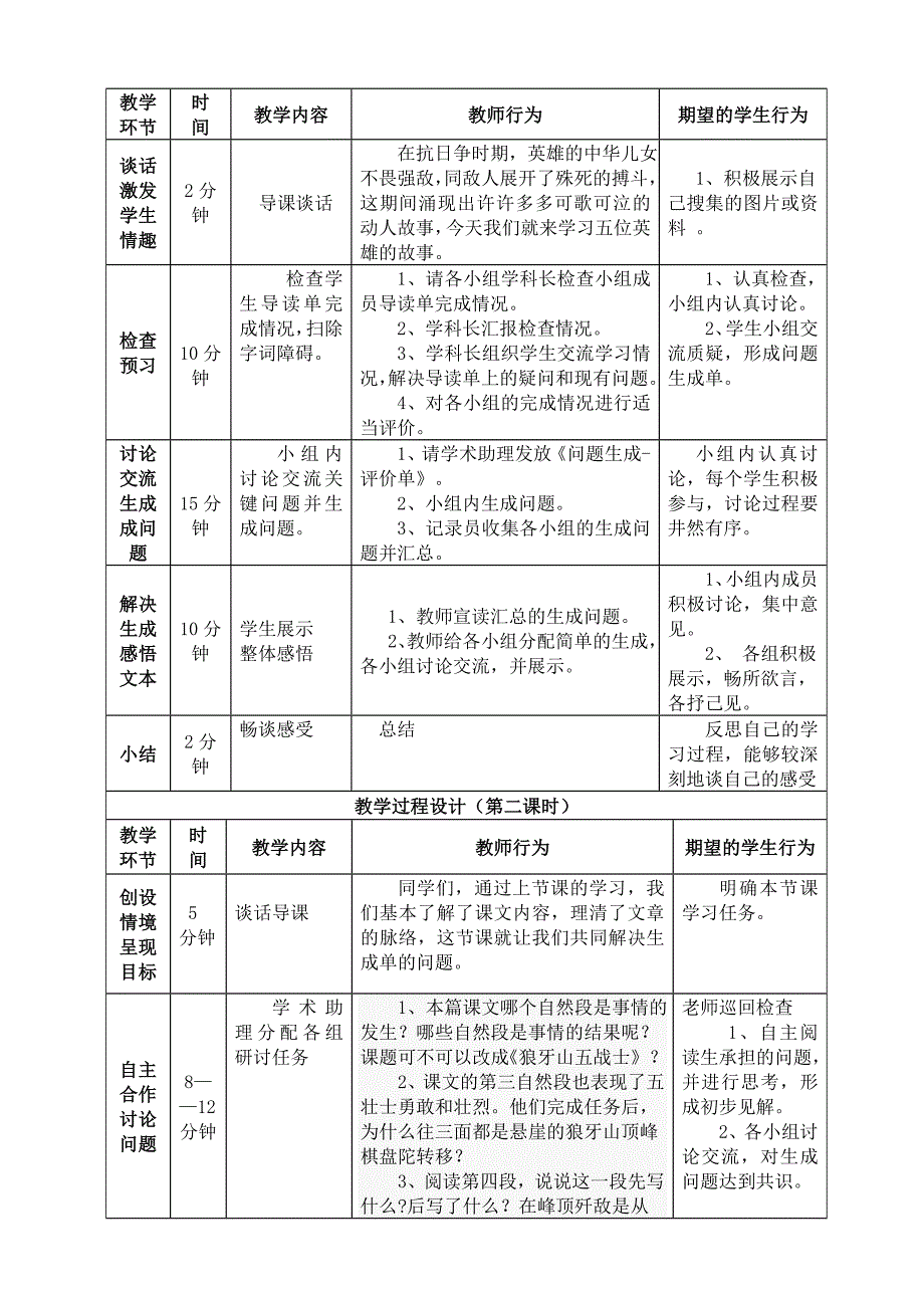 22狼牙山五壮士导教案_第2页