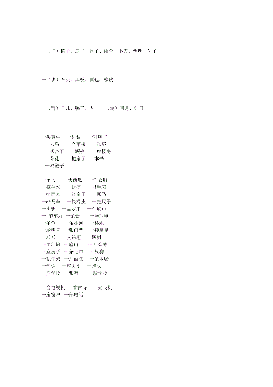 小学量词大全_第3页