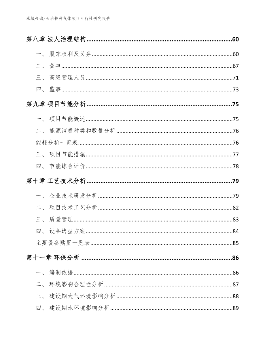 长治特种气体项目可行性研究报告（模板范文）_第4页