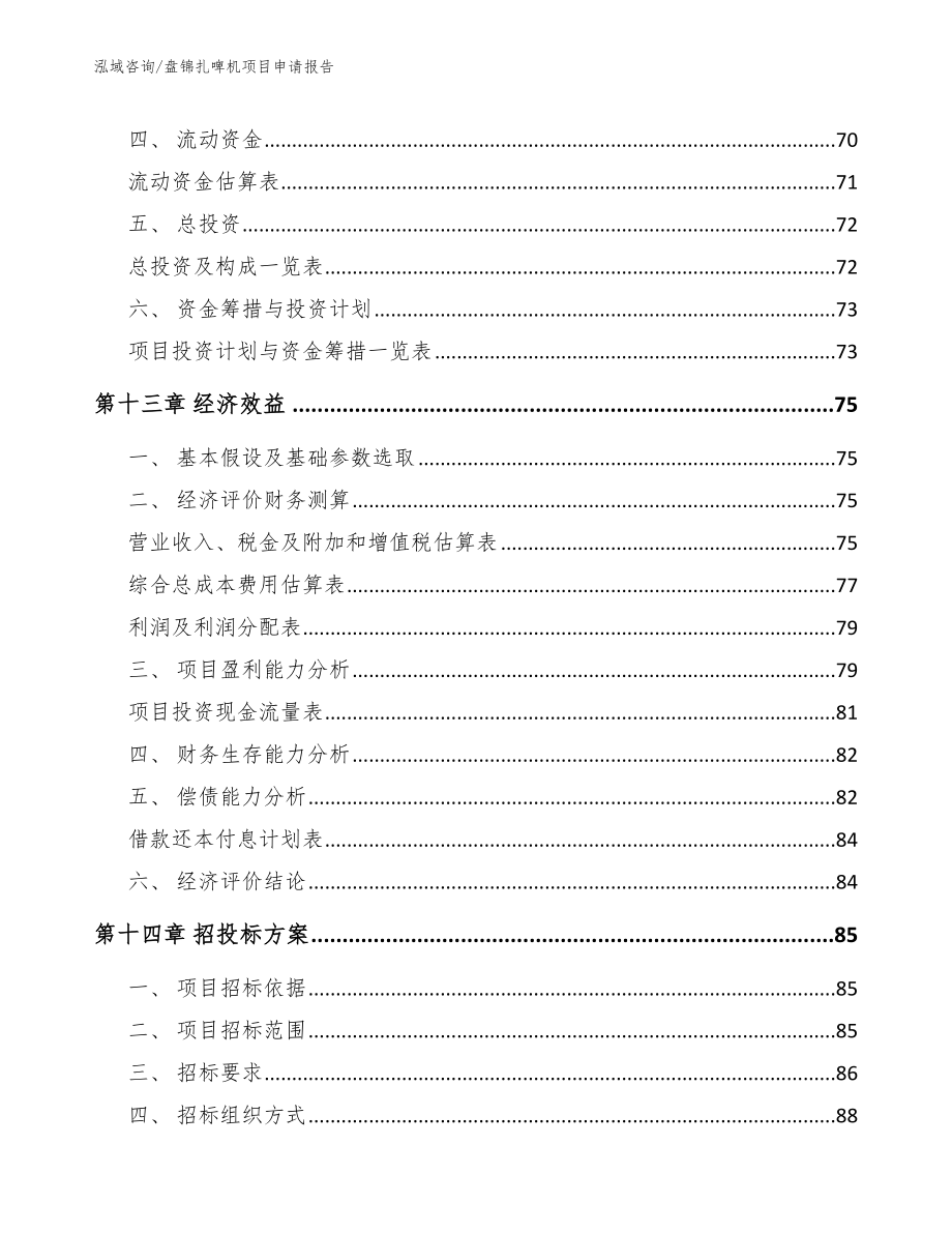 盘锦扎啤机项目申请报告_第4页