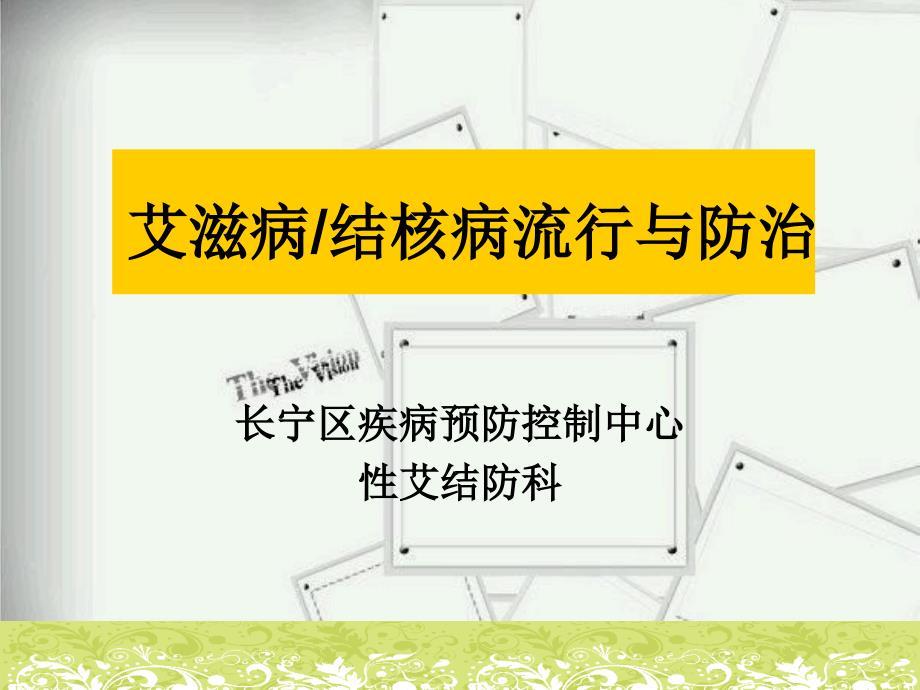 艾滋病结核病流行与防治.ppt