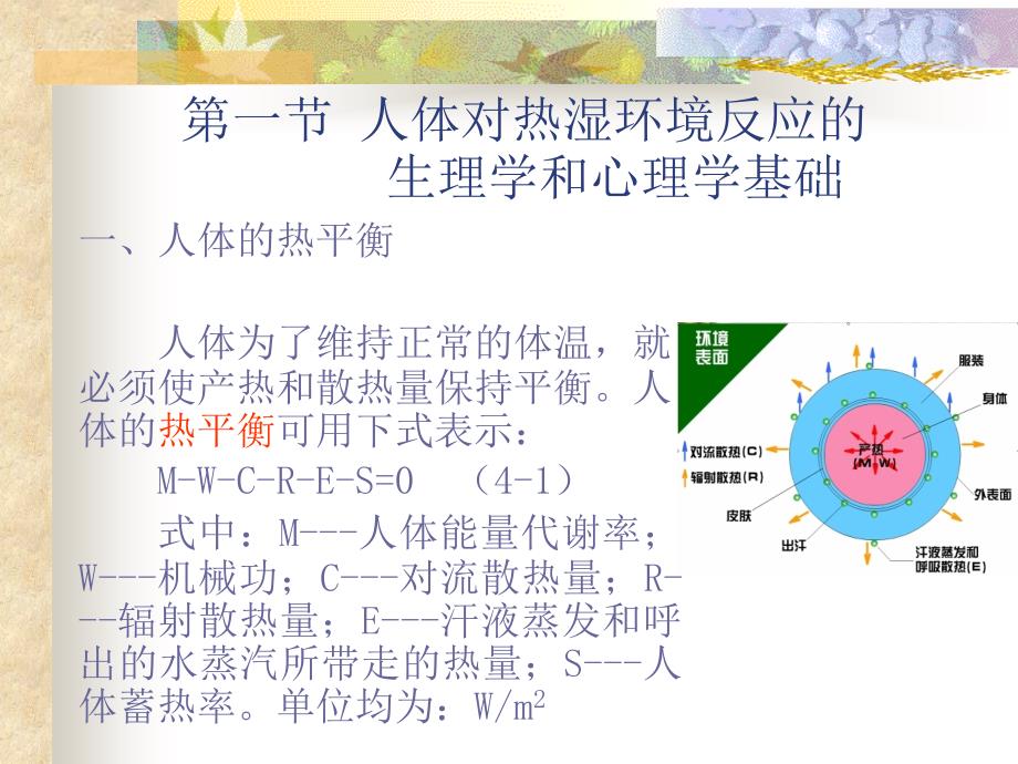 人体对热湿环境的反应教学_第4页