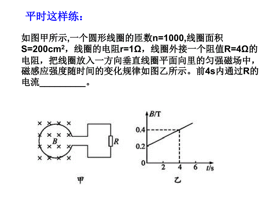 电磁感应实战训练一_第3页