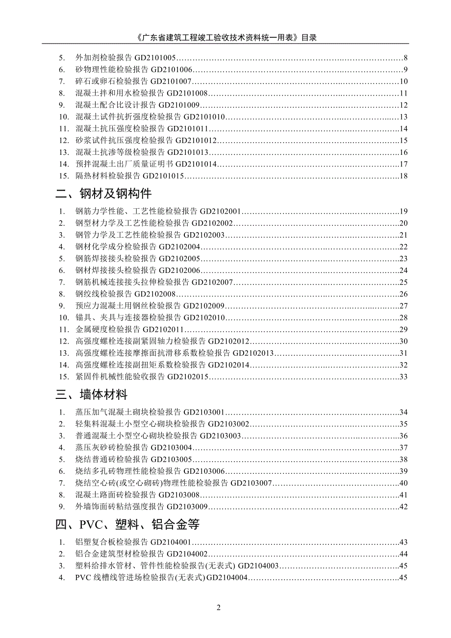 广东省建筑工程竣工验收技术资料统一用表(1) 2.doc_第2页