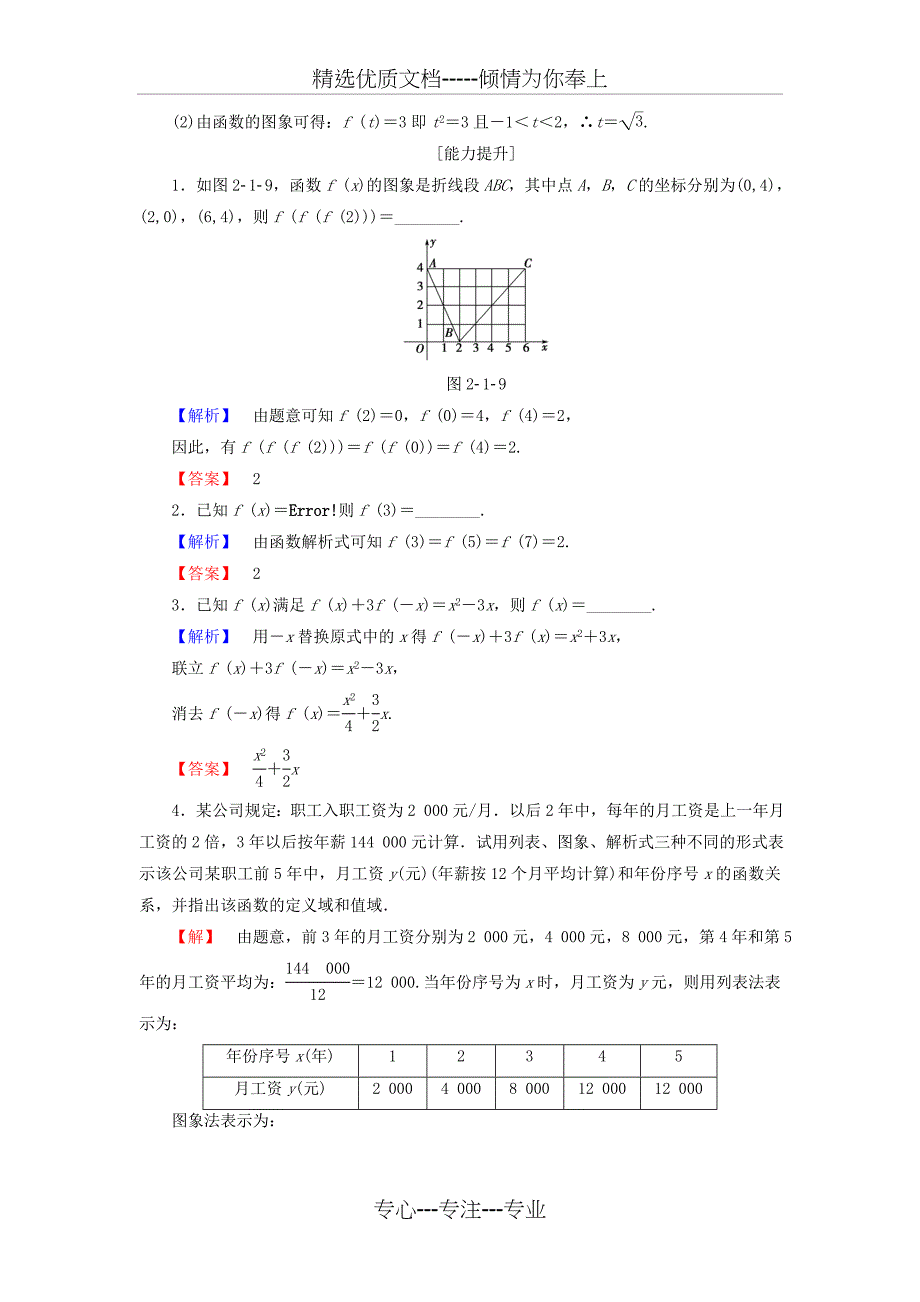 2018版高中数学第二章函数2.1.2函数的表示方法学业分层测评苏教版_第4页