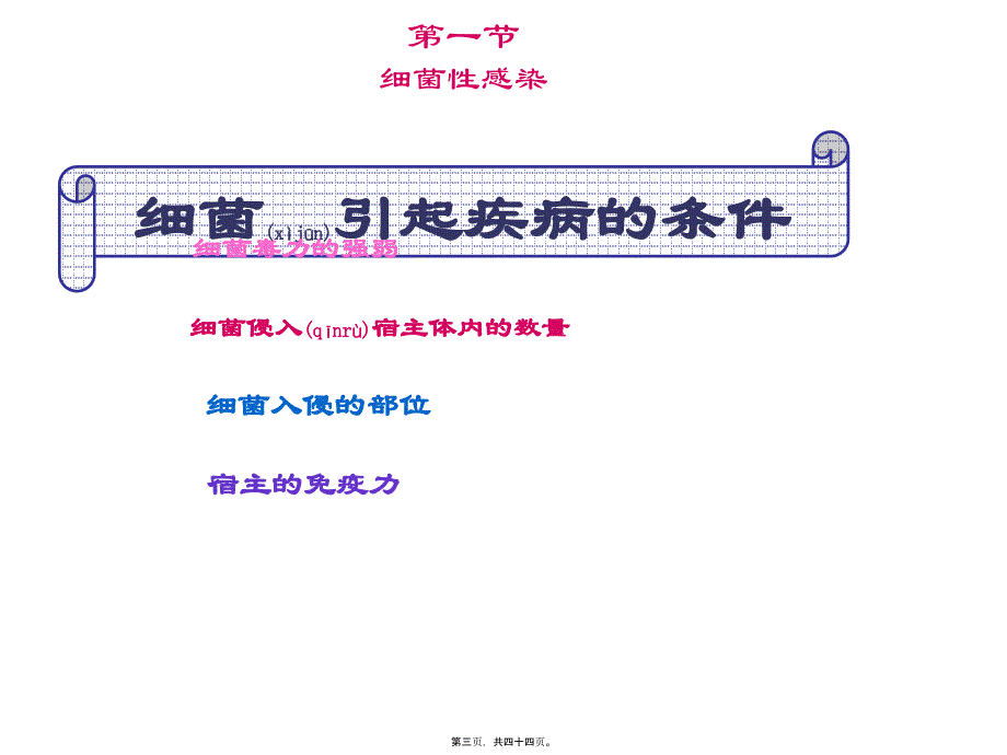 医学专题—细菌的致病性(new)_第3页