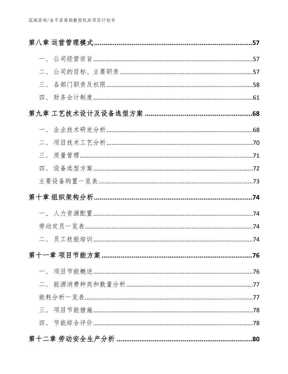 金平县高档数控机床项目计划书_第4页