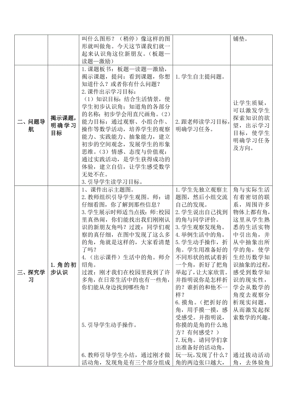 角的初步认识教案设计.docx_第2页