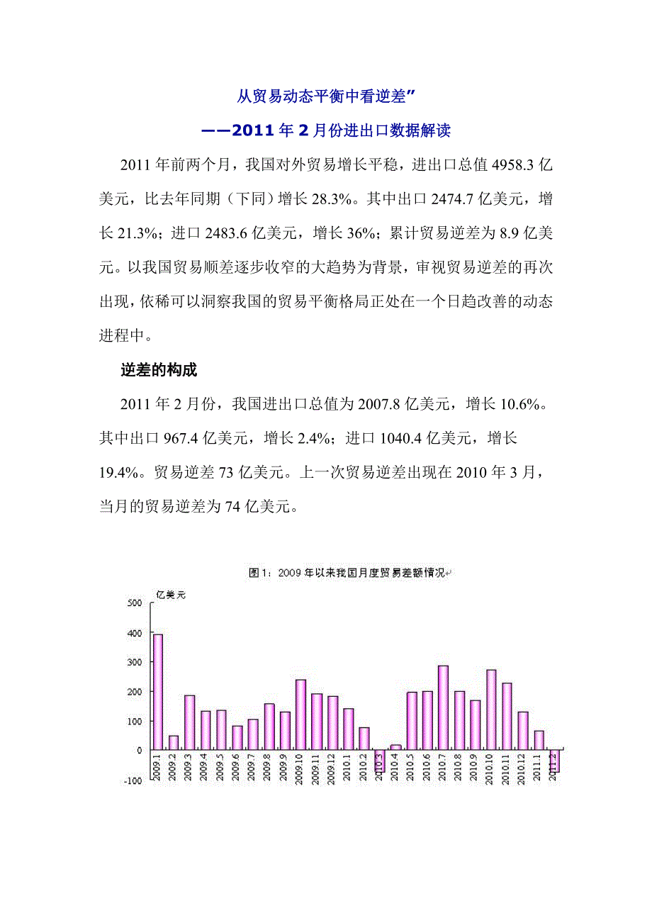 从贸易动态平衡中看逆差_第1页