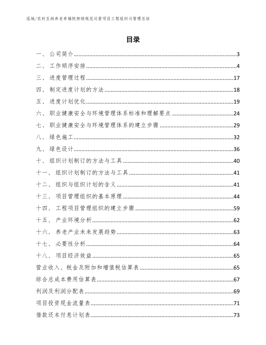 农村互助养老幸福院持续规范运营项目工程组织与管理总结_第2页