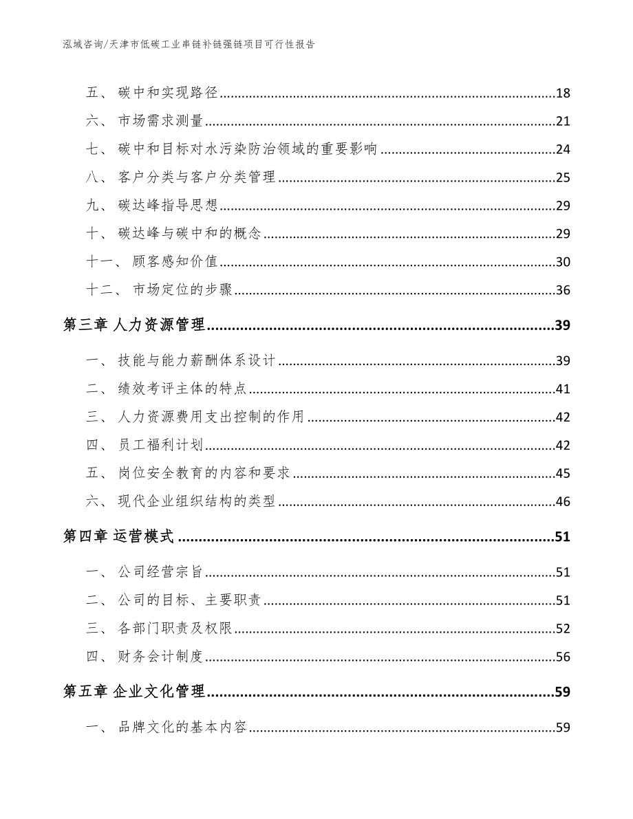 天津市低碳工业串链补链强链项目可行性报告（参考模板）_第4页