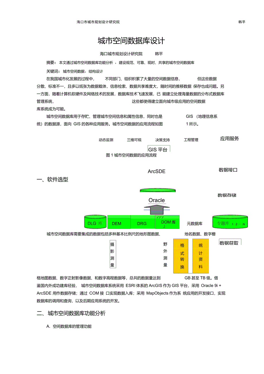 城市空间数据库设计_第1页