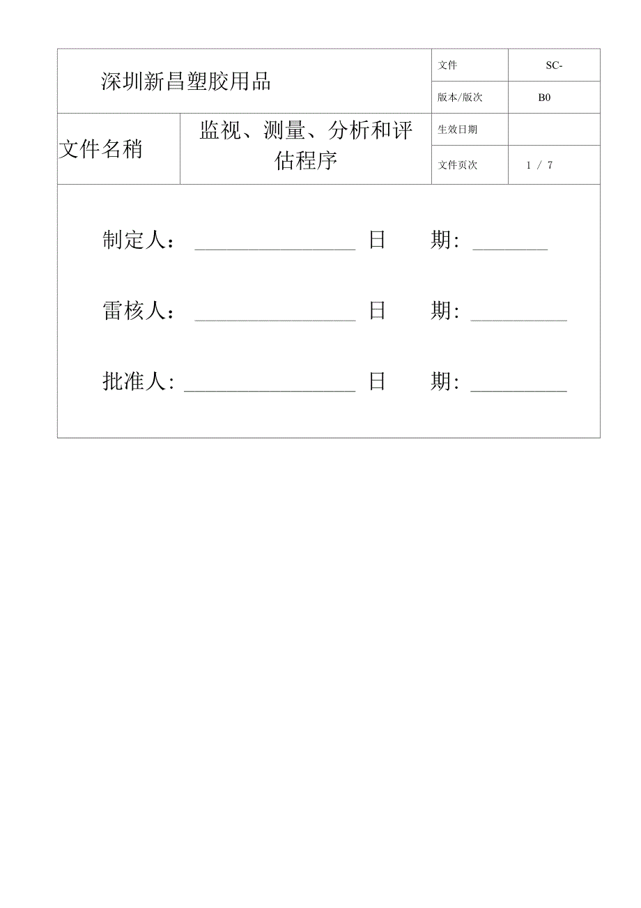 监视测量分析和评价程序_第1页