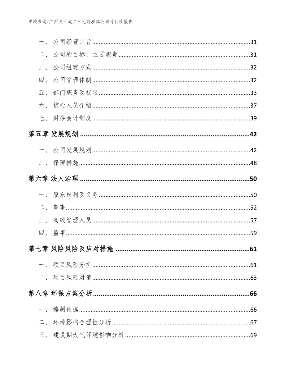 广西关于成立三元前驱体公司可行性报告_模板范本_第3页