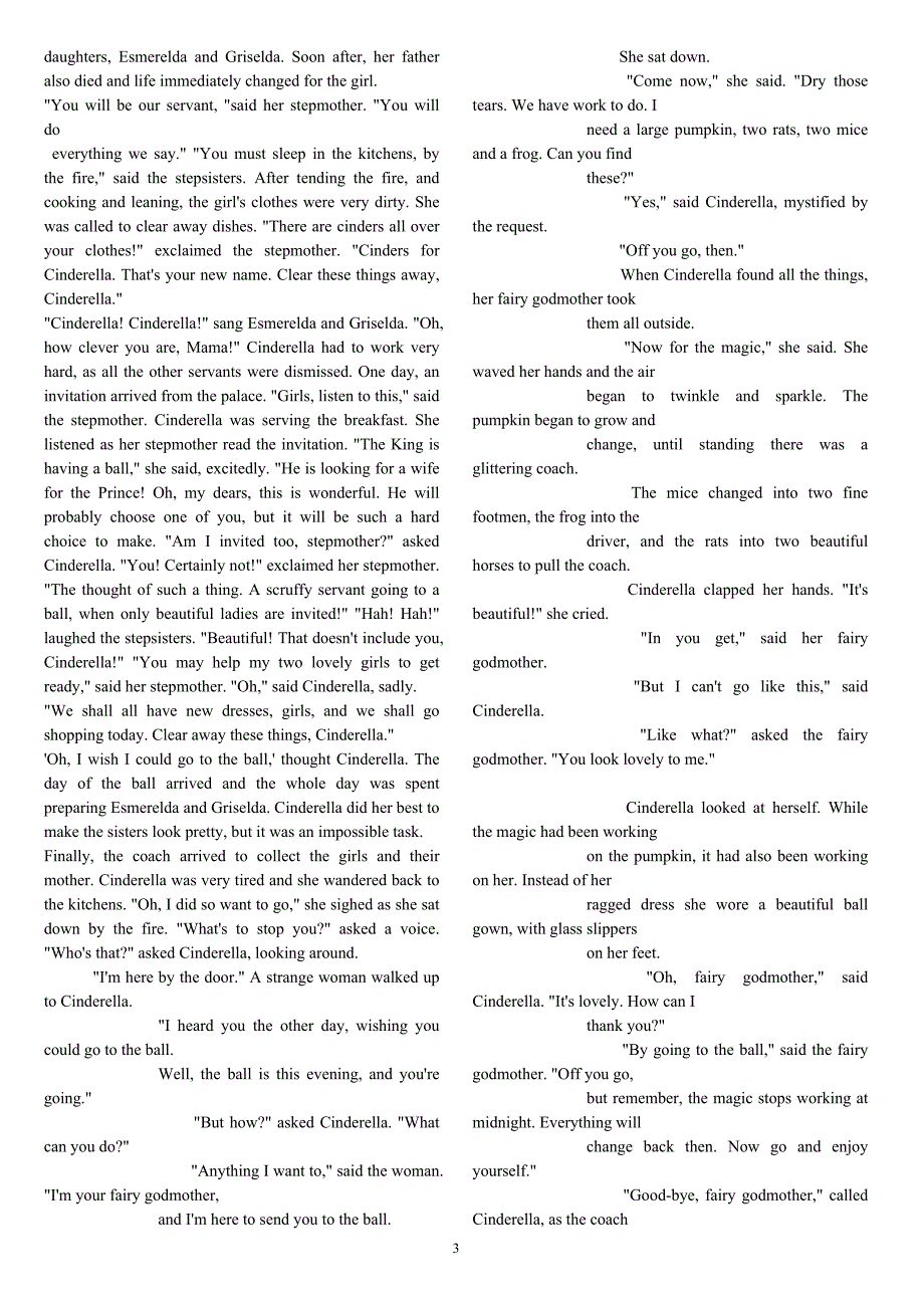 中英文对照童话故事_第3页