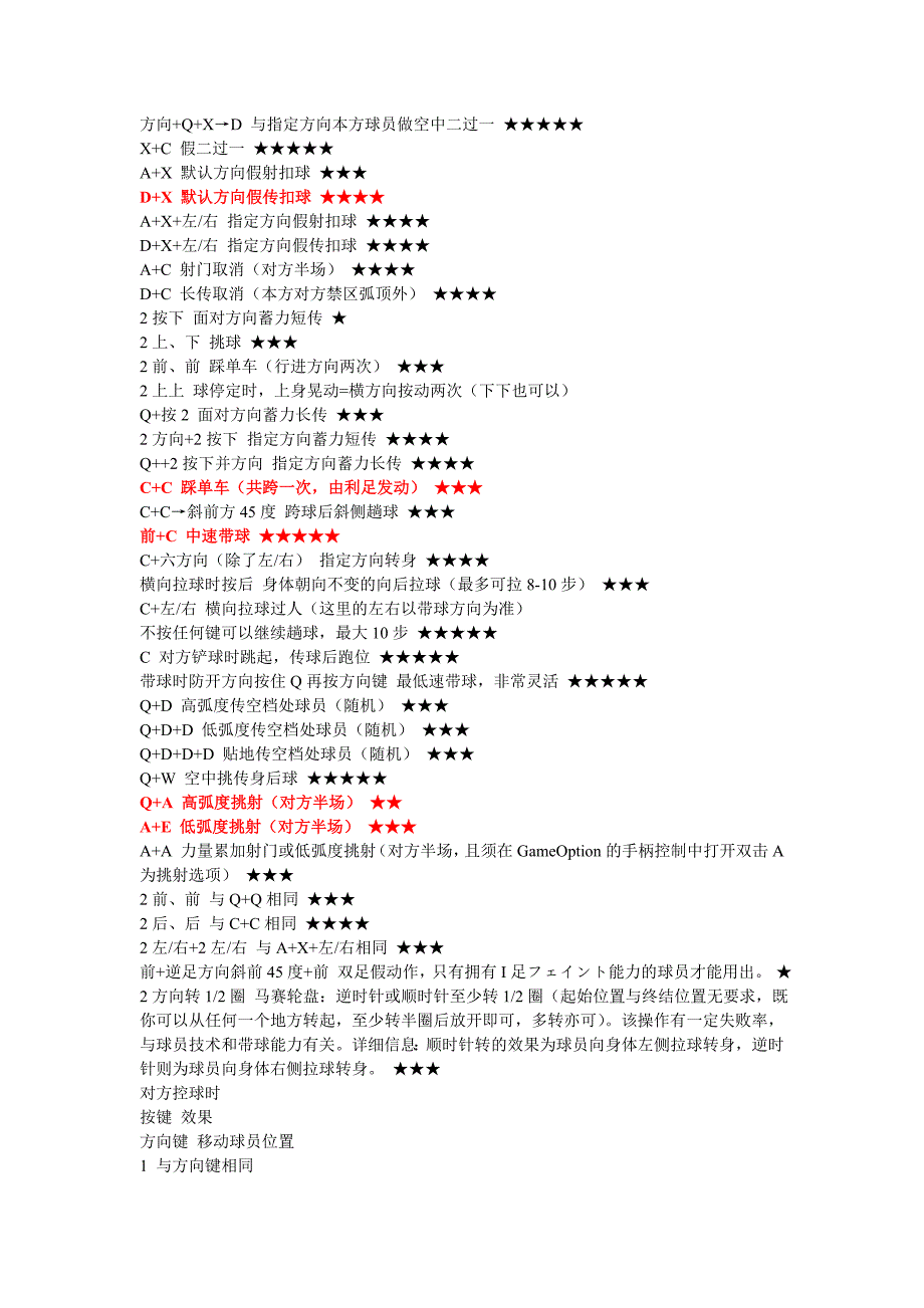 实况足球8键盘操作秘籍 (2).doc_第2页