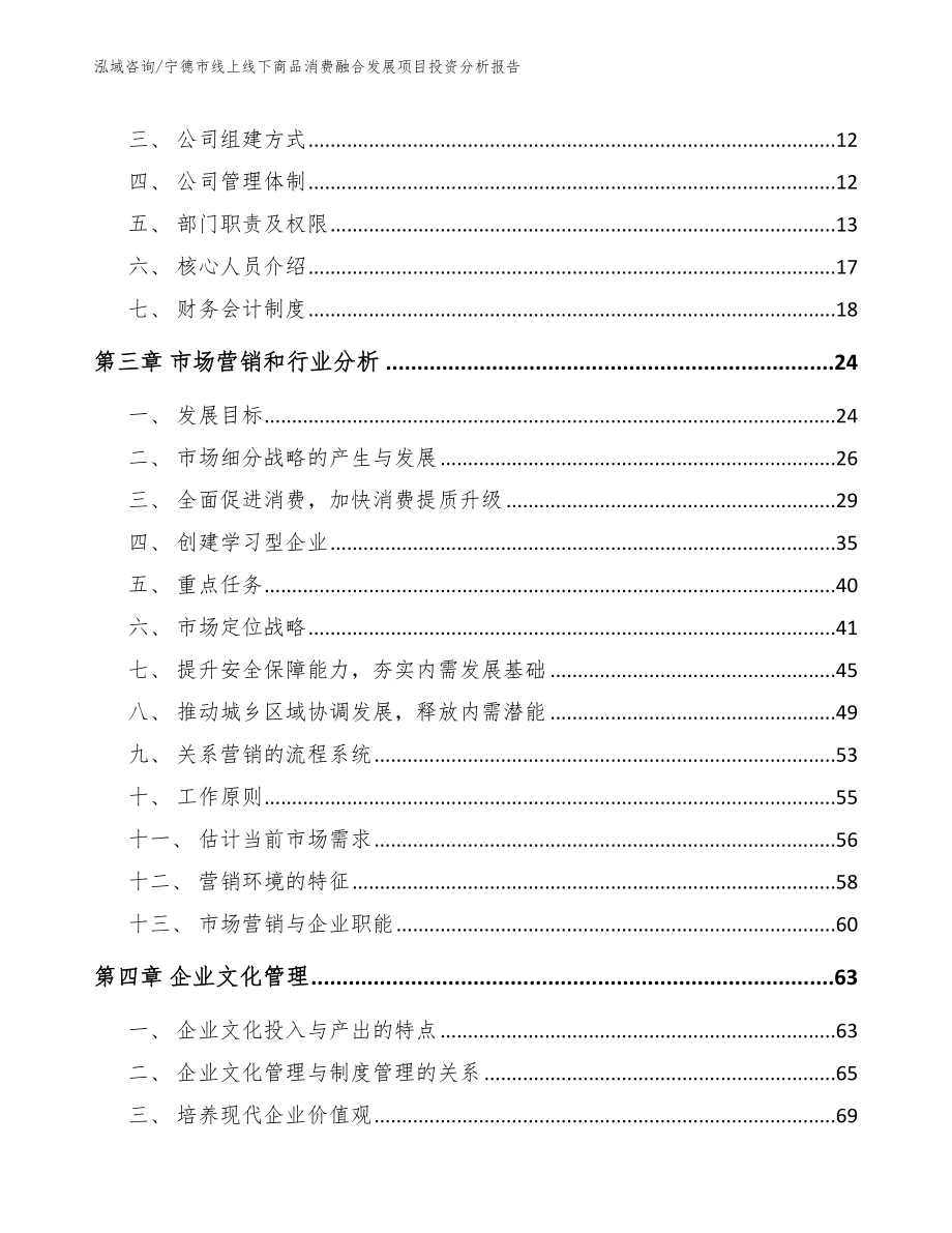 宁德市线上线下商品消费融合发展项目投资分析报告_第3页