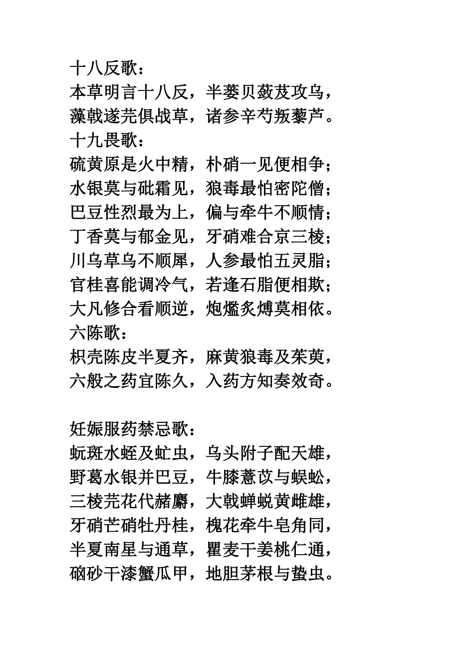 中医最基础必背诵歌诀_第1页