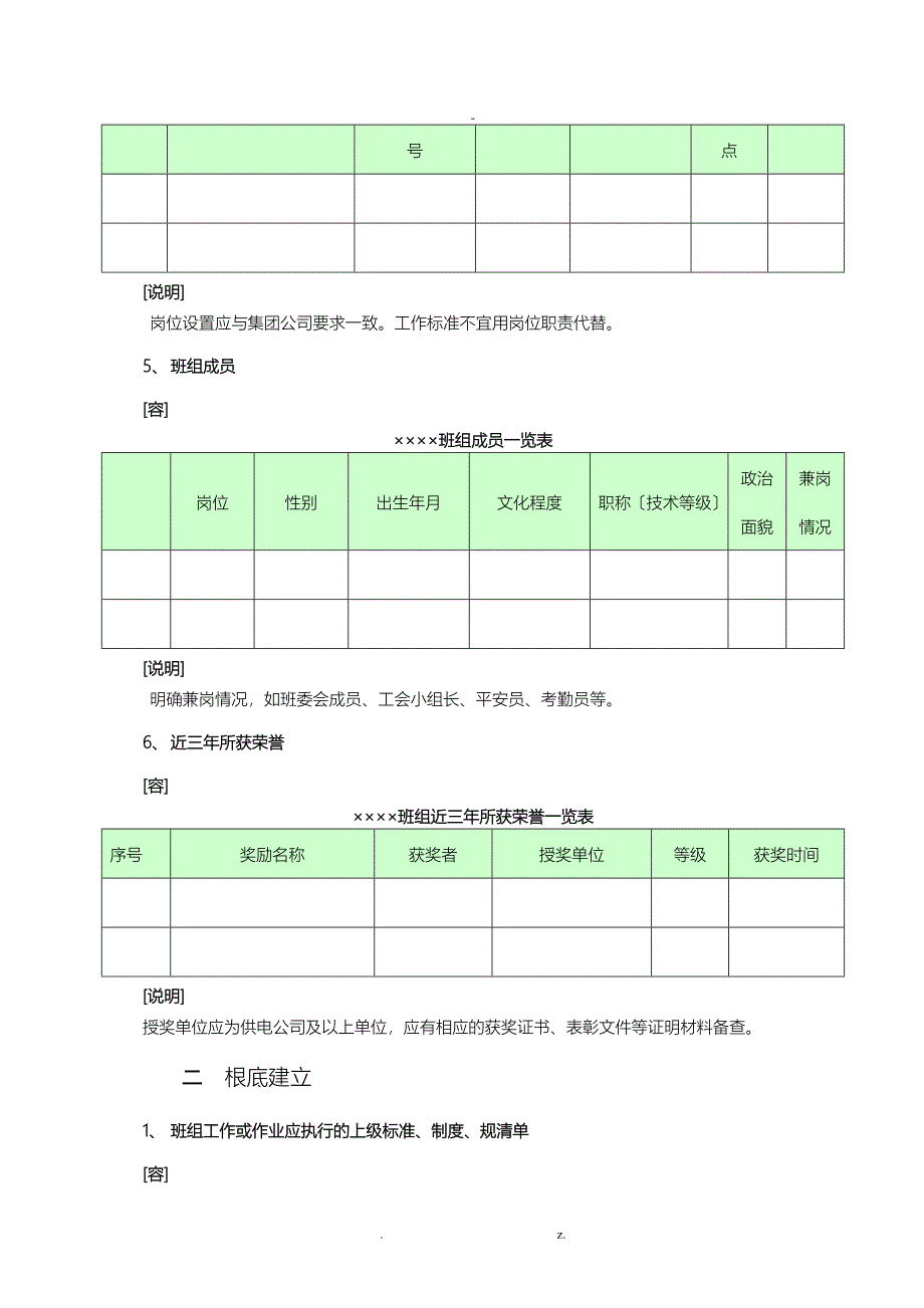 班组建设标准化管理手册案例_第5页