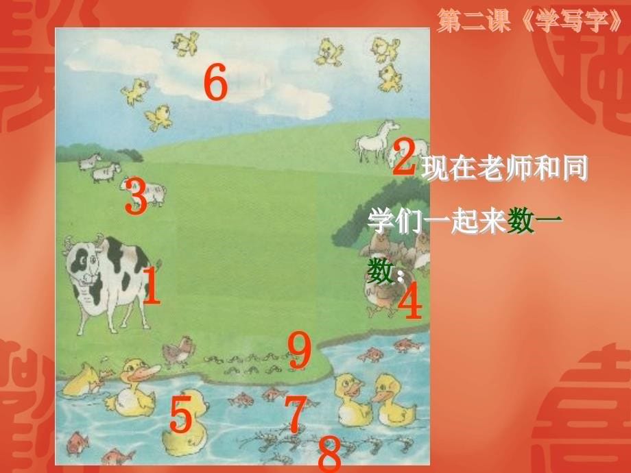 北师大版小学一年级下册语文《数字歌》课件PPT_第5页