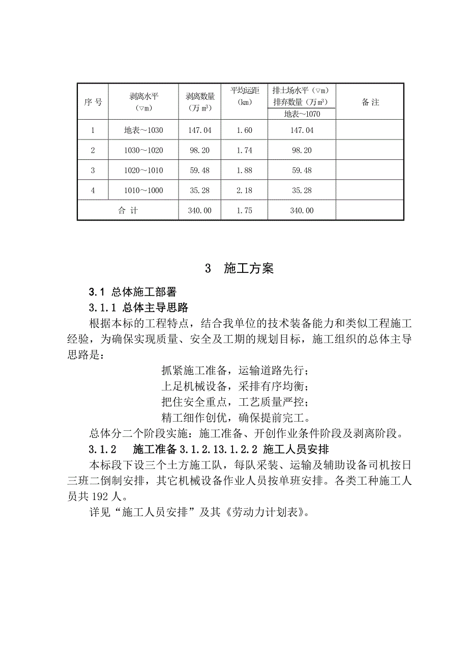 露天矿施工组织设计.docx_第1页