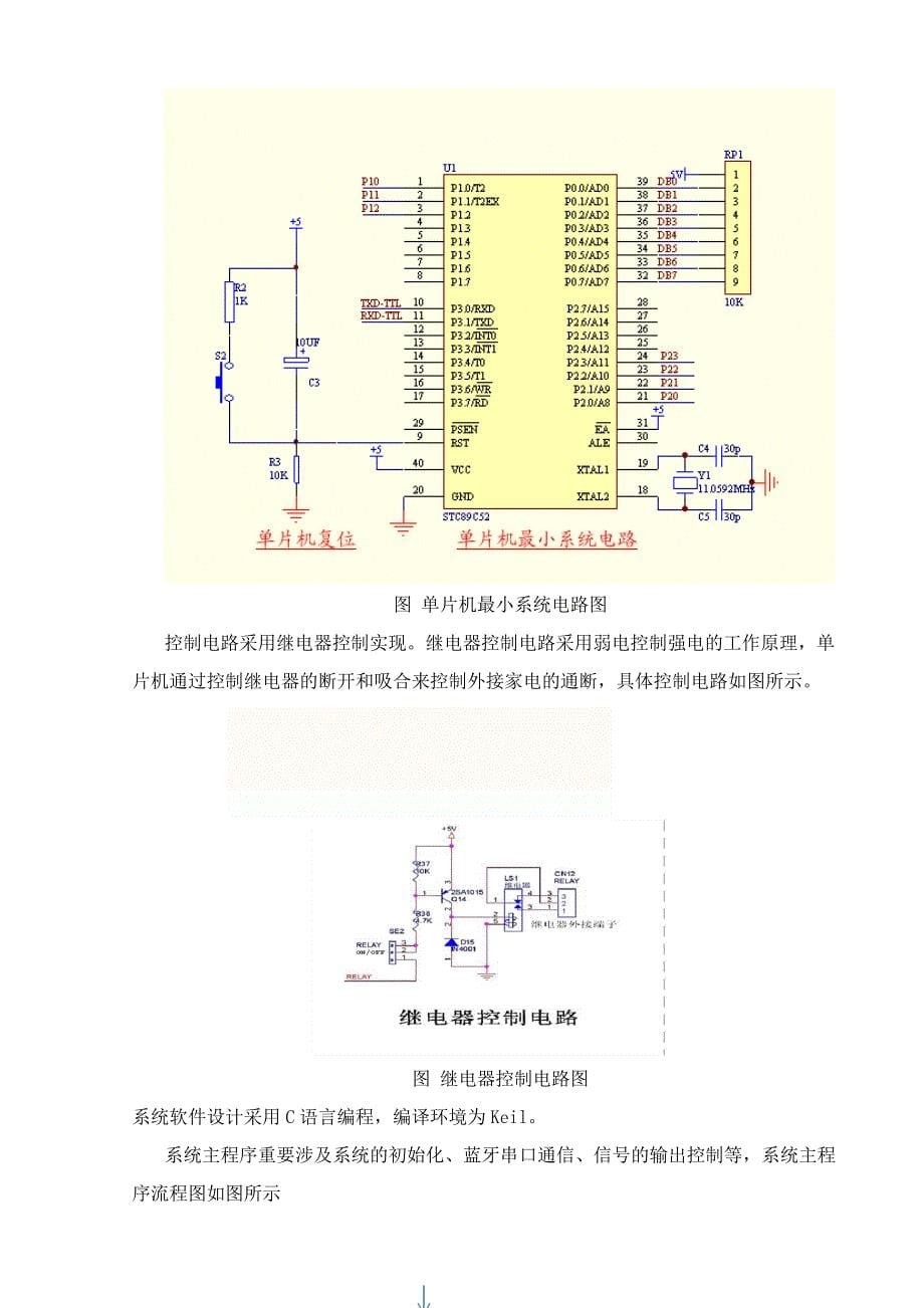 基于51单片机蓝牙开关控制家电系统_第5页