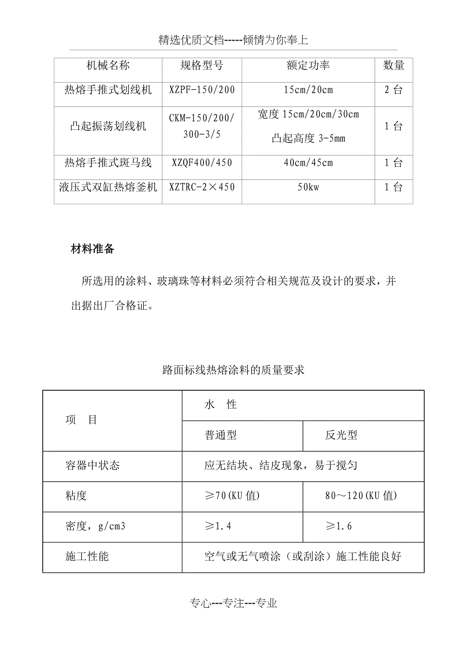 道路标线施工方案(共24页)_第4页