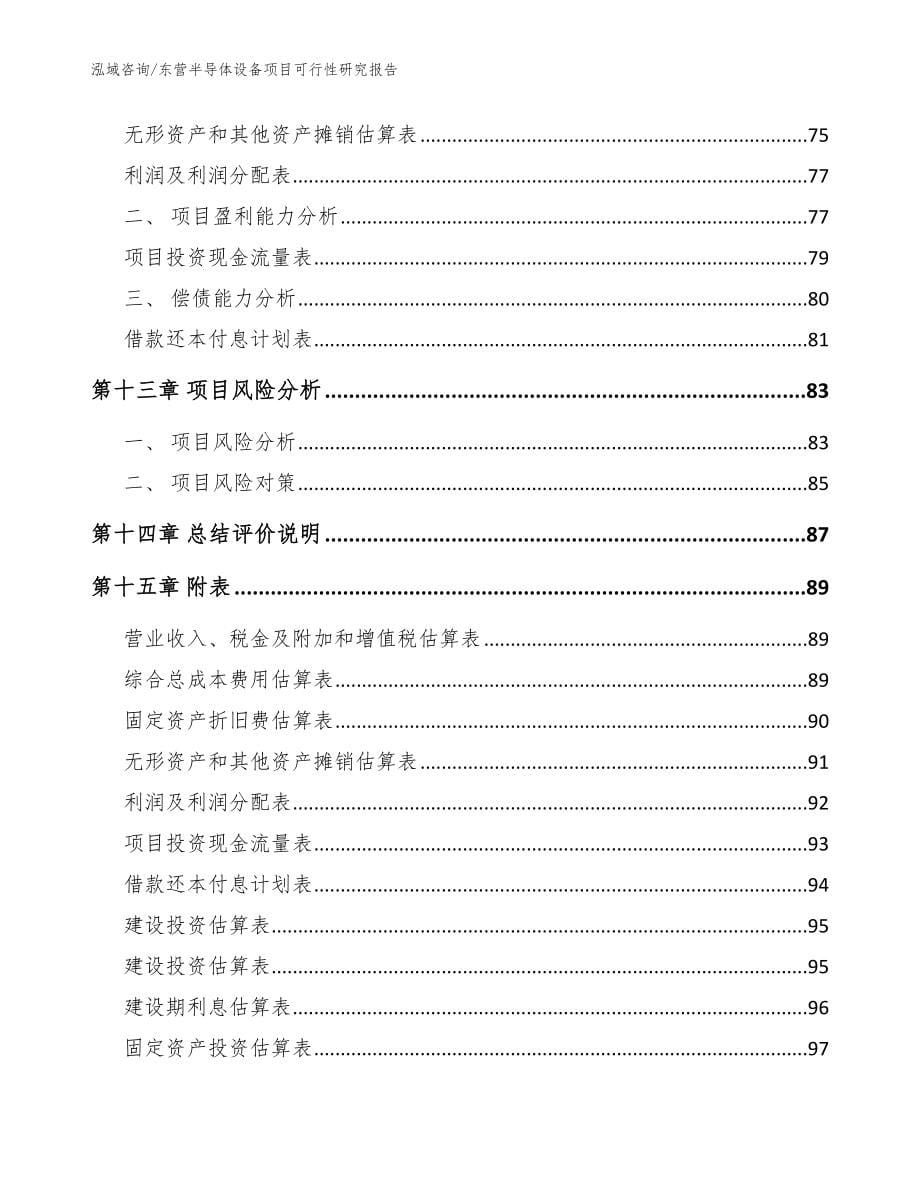 东营半导体设备项目可行性研究报告_第5页