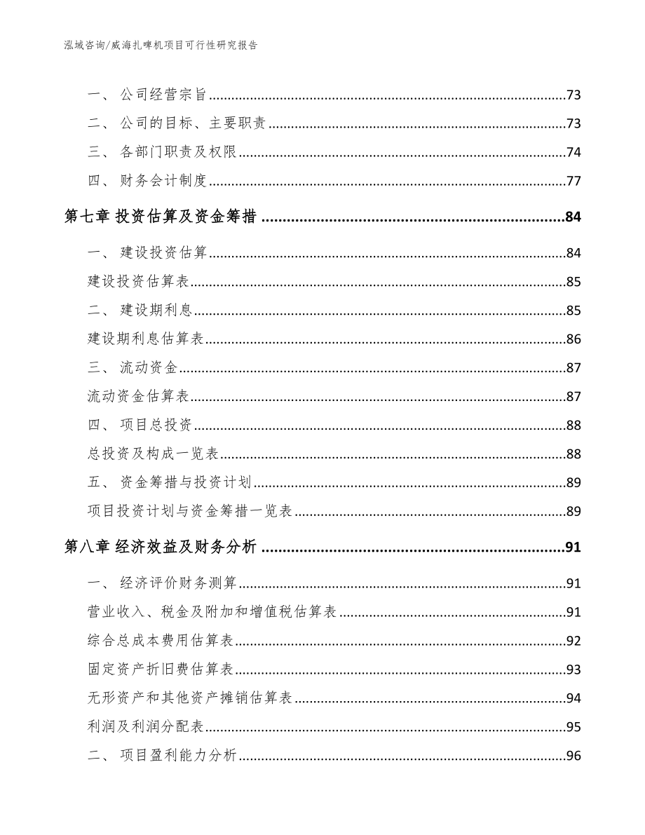 威海扎啤机项目可行性研究报告_第4页