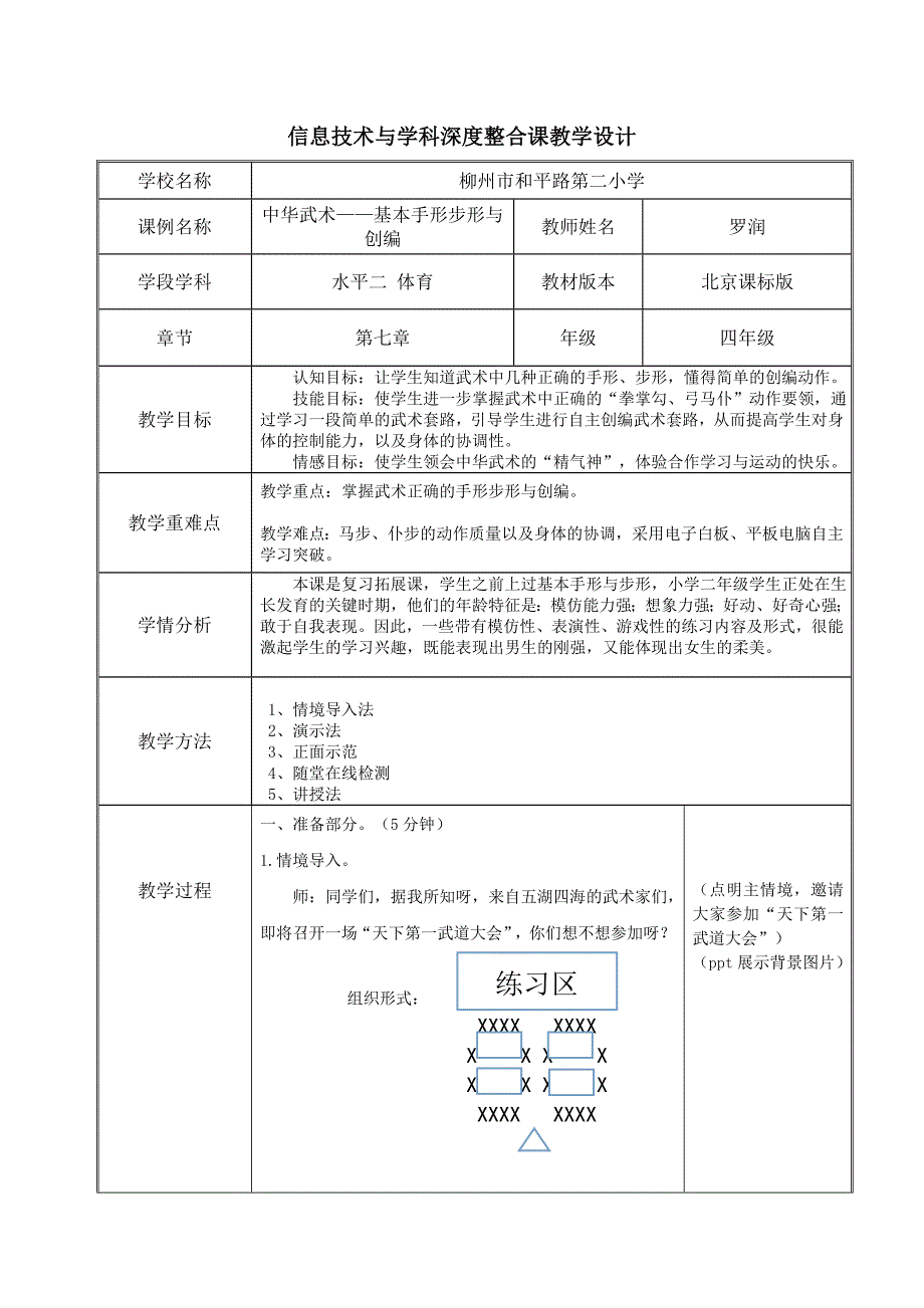 信息技术与学科深度整合课教学设计.doc_第1页