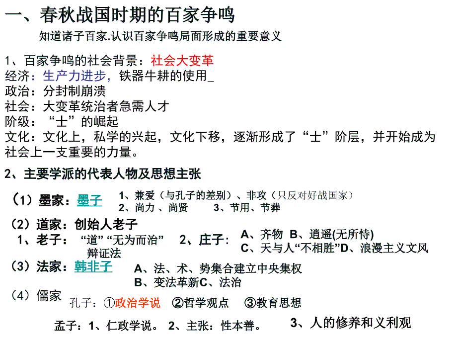 3、中国传统文化主流思想的演变2汇总_第1页