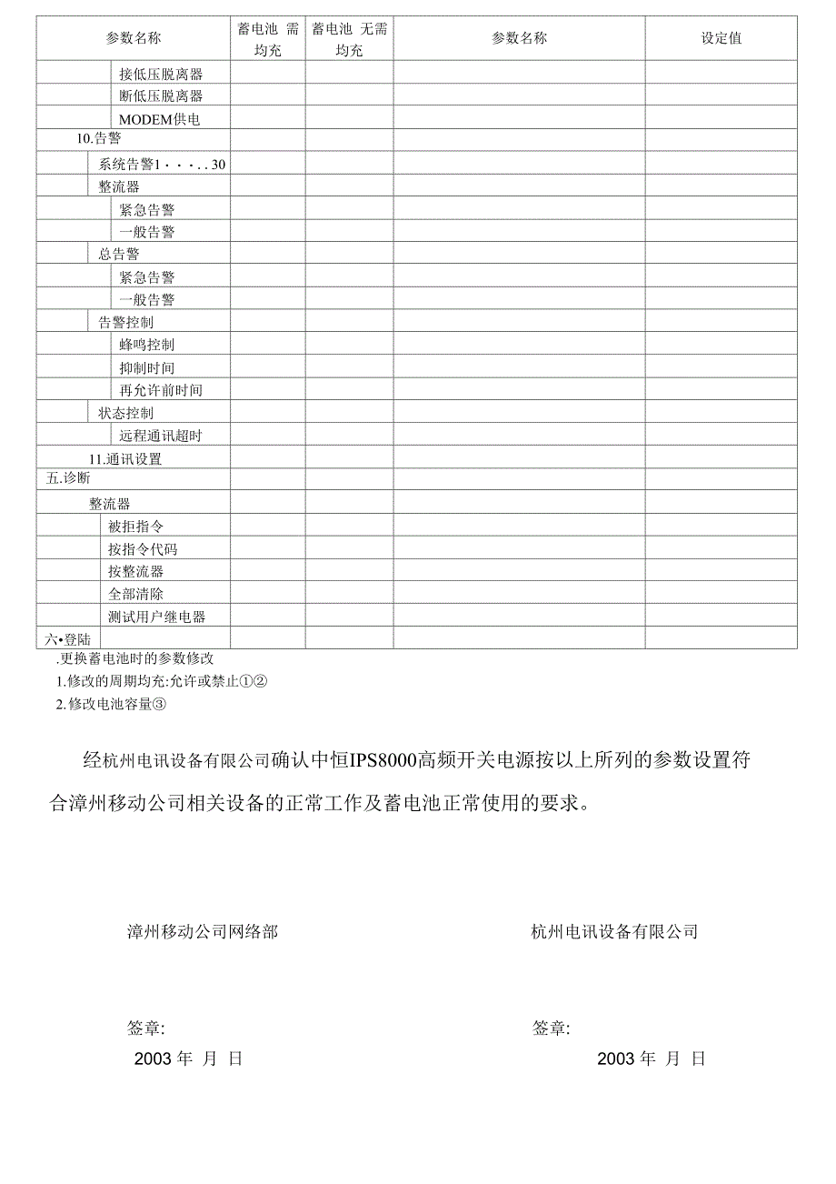 中恒IPS8000系列开关电源参数设定_第3页