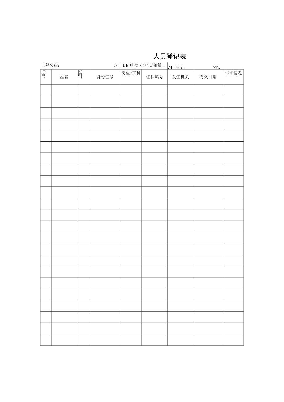 建设工程施工安全资料管理规程施工单位表_第2页