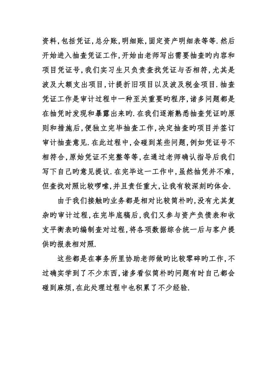 会计事务所实习报告字_第5页