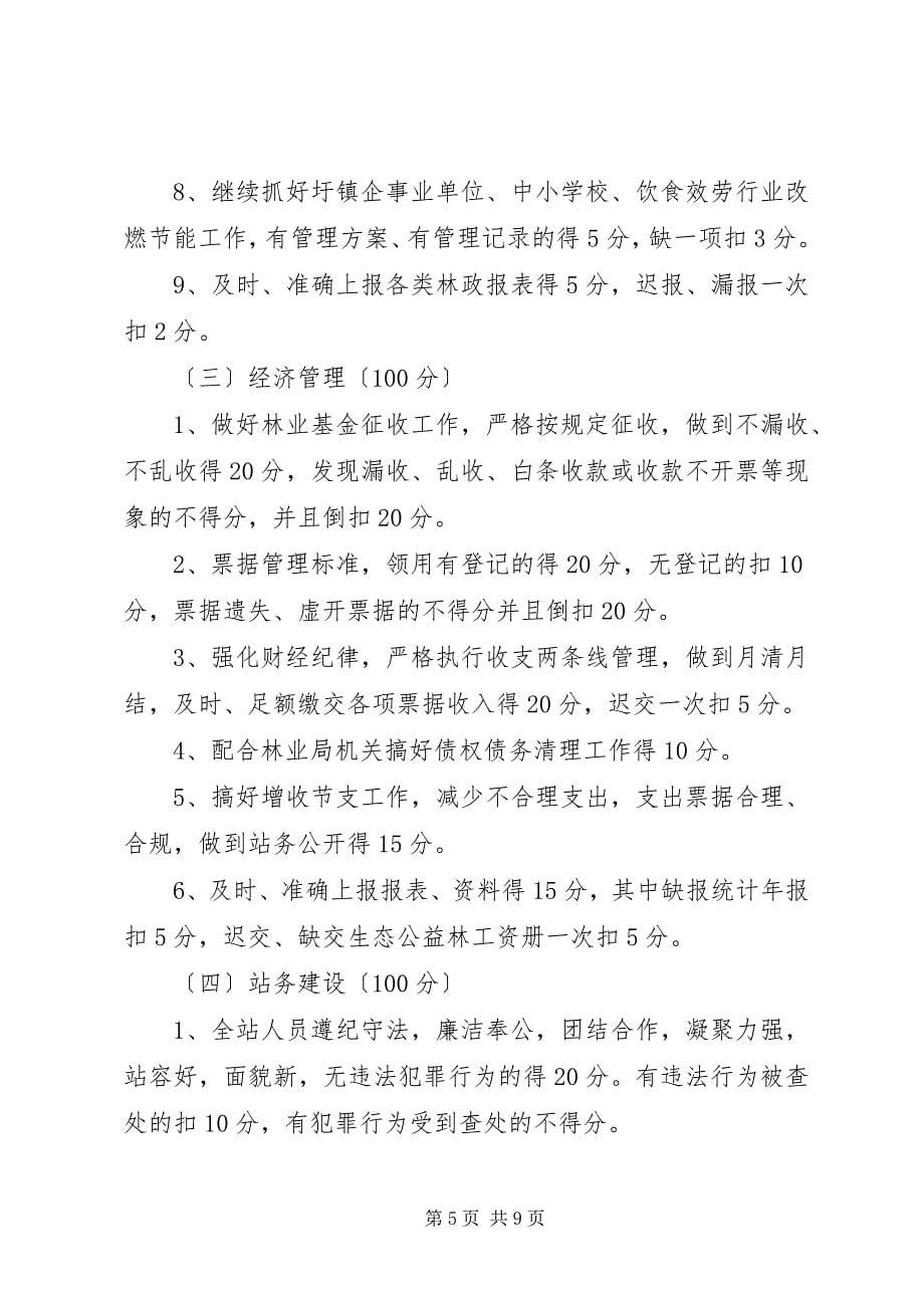 2023年年度林管站工作目标管理责任状.docx_第5页