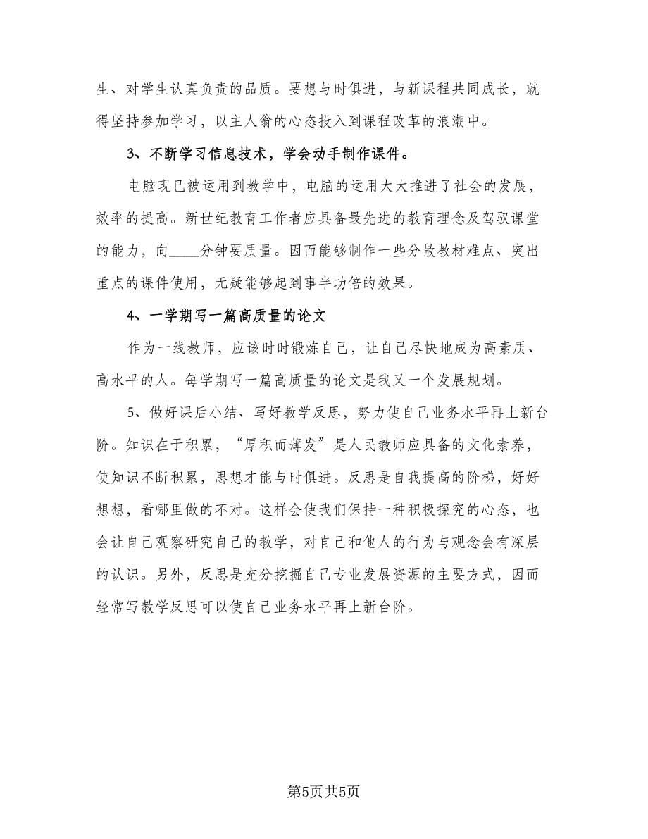 教师个人再发展行动计划（二篇）.doc_第5页