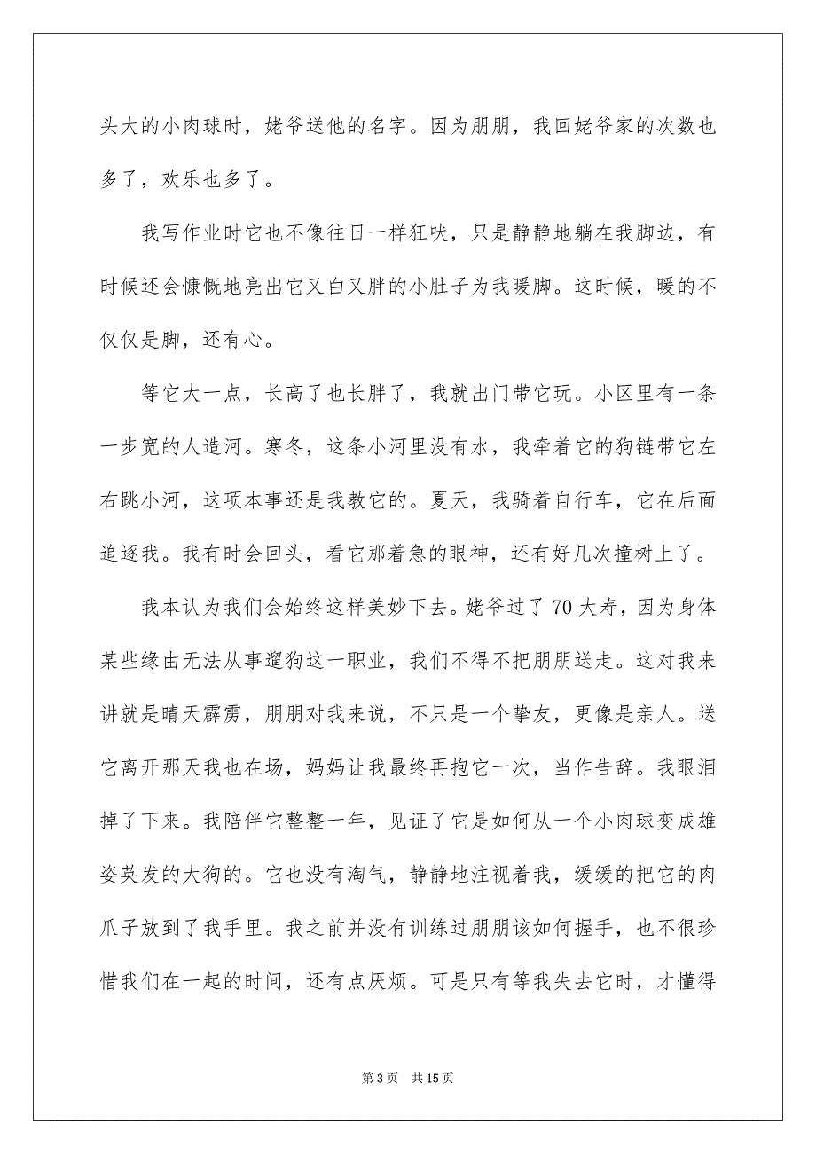 最后一次记叙文_第3页