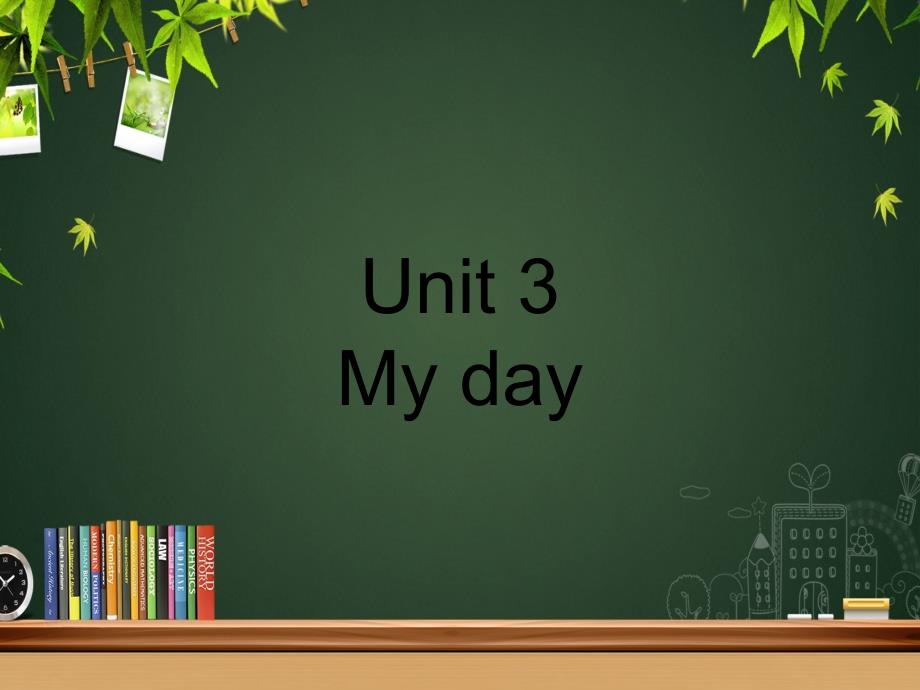 三年级英语下册Unit3Myday课件1深港朗文版_第1页