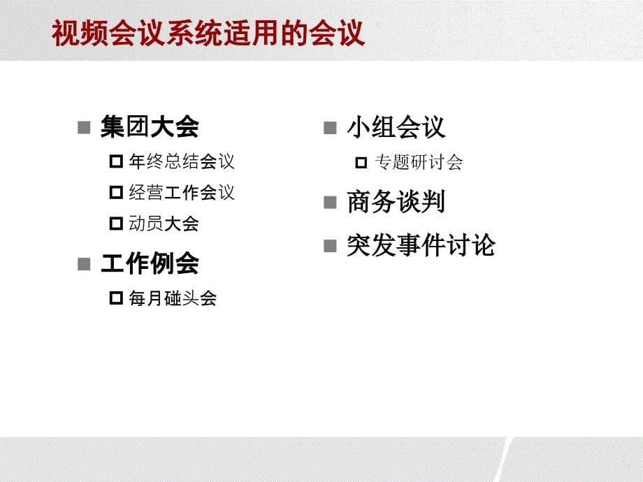 网络视频会议系统建设方案_第5页