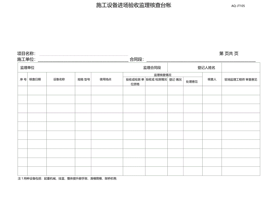 政公用工程监理安全台帐_第3页